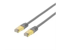 Kabelis DELTACO S/FTP, Cat7, 0,3m pilka / STP-703
