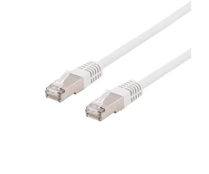 Kabelis DELTACO U/FTP Cat6a, LSZH, 0,3m, baltas / STP-603VAU