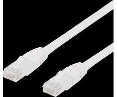 Kabelis DELTACO U/UTP, Cat6, 0.5m, 250MHz LSZH baltas / TP-60V