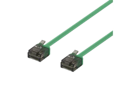 Kabelis DELTACO U / UTP Cat6a, 1m, 500MHz, žalias / UUTP-2022