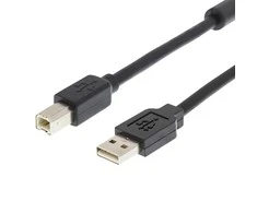Kabelis DELTACO USB 2.0 "AB", 10m, aktyvus, juodas / USB-EX10M