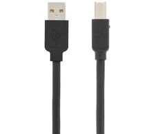 Kabelis DELTACO USB 2.0 "AB", 10m, aktyvus, juodas / USB-EX10M