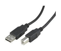 Kabelis DELTACO USB 2.0 "A-B", 2.0m, juodas / USB-218S