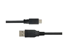 Kabelis DELTACO USB 2.0 Micro B, 2.4A, 3m, juodas / USB-303S-K / R00140010