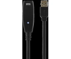 Kabelis DELTACO USB 3.0, 2m, juodas / USB3-1000