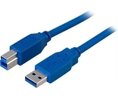 Kabelis DELTACO, USB 3.0, 2m, mėlynas / USB3-120