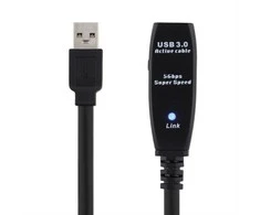 Kabelis DELTACO USB 3.0, 5.0m, juodas / USB3-1002