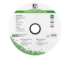 Kabelis DELTACO UTP, 100m, CAT6a, baltas / TP-54C
