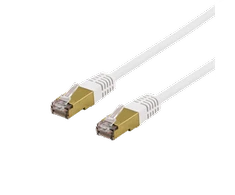 Kabelis DELTACO UTP, 10m, CAT6a, baltas / SFTP-610VAH