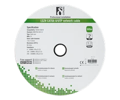 Kabelis DELTACO UTP, 305m, CAT6a, pilkas / TP-55