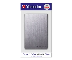 Kietasis diskas VERBATIM STORE´N´GO ALU SLIM 2.5" (6,35CM) 1TB USB 3.2 GEN1 S V53662