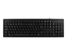 Klaviatūra DELTACO LT, USB, juoda / TB-626-LT