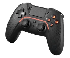 PS4/PC/Android/iOS valdiklis DELTACO GAMING Bluetooth, 2 programuojami makrokomandos mygtukai, juodas / GAM-139