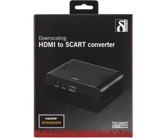 Konverteris DELTACO HDMI į SCART, juodas / HDMI-SCART2