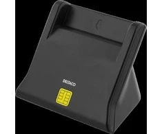 Kortelių skaitytuvas DELTACO, USB, juodas / UCR-156