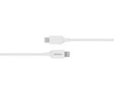 Lightning kabelis DELTACO USB-C - Lightning, 2m, Apple C94 chipset FSC ženklinta pakuotė, baltas / IPLH-452