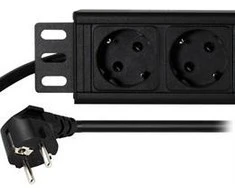 Maitinimo panelė 10 Toten, 1,8m, juoda / 10-33PDU4