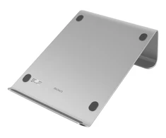 Nešiojamojo kompiuterio ir planšetės stovas DELTACO OFFICE aliuminis 11-15”, sidabrinis / ARM-0530