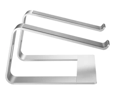 Nešiojamiesiems kompiuterio stovas DELTACO OFFICE skirtas 11-17" įreng, aliuminis, 14 cm aukštis, sidabrinis / ARM-0531