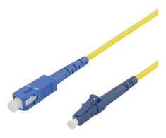 Optinis kabelis DELTACO LC - SC, 9/125, OS1/2, singlemode, LSZH, 3m / LCSC-83