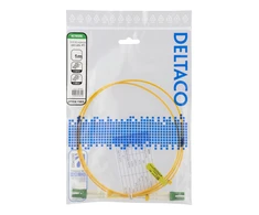 Optinis kabelis DELTACO OS2, LC - LC, dvipusis, vienmodis, APC, 9/125, 1m / LCLC-1S-APC