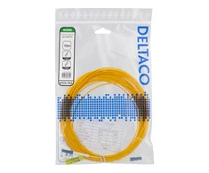 Optinis kabelis DELTACO OS2, LC - LC, simplex, singlemode, UPC, 9/125, 10m / LCLC-10S-SI