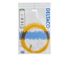 Optinis kabelis DELTACO OS2, LC - LC, simplex, onemode, UPC, 9/125, 6m / LCLC-6S-SI
