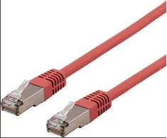Patch kabelis DELTACO S/FTP Cat6, 250MHz, Delta-certified, LSZH, 2m, raudonas / SFTP-62RH