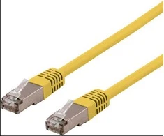 Patch kabelis DELTACO S / FTP Cat6, 2m, 250MHz, Delta-sertifikuotas, LSZH, geltonas/ SFTP-62GLH
