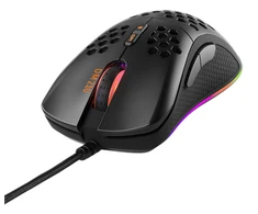 Pelė DELTACO GAMING su laidu, 6400 DPI, RGB, USB, juoda / GAM-108