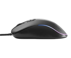Pelė DELTACO GAMING su laidu, 800-2400 DPI, 125 Hz, RGB-LED, USB, juoda / GAM-104