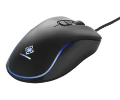 Pelė DELTACO GAMING su laidu, 800-2400 DPI, 125 Hz, RGB-LED, USB, juoda / GAM-104
