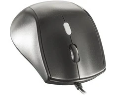 Pelė DELTACO, su laidu, juoda / MS-774