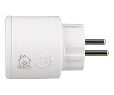 Sourcing Perėjimas DELTACO SMART HOME WiFi 2.4GHz, 1xCEE 7/3, 10A, 220-240V, 3vnt. pakuotėje, baltas / SH-P01-3P