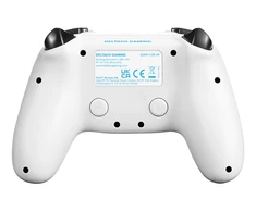 PS4/PC/Android/iOS valdiklis DELTACO GAMING Bluetooth, 2 programuojami makrokomandos mygtukai, baltas / GAM-139-W
