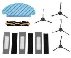Rinkinys Nordic Quality dulkių siurbliui - robotui Ecovacs OZMO 920/950/T8/T9/T5/N5/N7/N8, 12vnt.