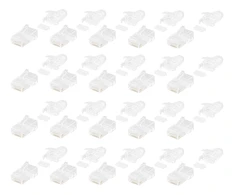 RJ45 jungtis plonam patch kabeliui DELTACO Cat6a, 28AWG, neekranuotas, įdėklas pridėtas / MD-24