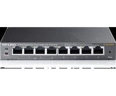 TP-Link 8 prievadų "Gigabit Easy Smart" komutatorius su 4 prievadų PoE (TL-SG108PE)