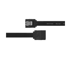 SATA kabelis DELTACO SATA 3.0, 0.3m, juodas / SATA-1000-K / 00200001