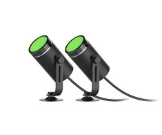 Bikuva.lt Sodo žibintų rinkinys DELTACO SMART HOME 2 lemputės, 8W, RGB+švelni balta / SH-GLEX01