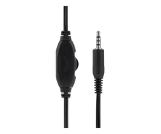 Ausinės DELTACO su mikrofonu, 108dB, 2m kabelis, juodos / HL-21