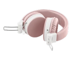 STREETZ ausinės su mikrofonu, sulankstomos, 3,5 mm jungtimi, 1,5 m rožinės HL-W202