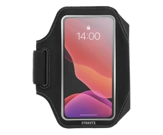 STREETZ plonas sportinis dėklas, iki 6.5" telefonams, juodas SPO-002