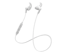 STREETZ „Stay-į ausis įkišamos“ BT5,0 ausinės su mikrofonu ir valdymo mygtukais, baltos HL-BT304