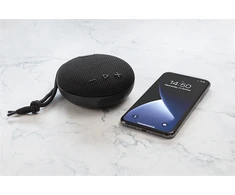 Pelė STREETZ vandeniui atsparus „Bluetooth“ garsiakalbis, 5 W, AUX, įmontuotas mikrofonas, juodas / CM763