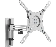 Televizoriaus/monitoriaus sieninis laikiklis DELTACO RV/kemperiams ir priekaboms, aliuminis, pasukamas, pakeliamas, rakinamas, 13"-43", VESA, Full-Motion, 2 krypčių, juodas / ARM-0266