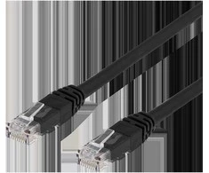 Tinklo kabelis DELTACO U/UTP Cat6, 3m, juodas / TP-63S-K / 00210010