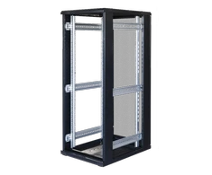 TOTEN System G, 19 colių spintelė, 32U, 600x1000, stiklo priekinės durys, perforatas/ 19-G6032GP