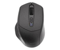 Tyli Bluetooth pelė DELTACO 800-1600 DPI, 4 mygtukai, pilka / MS-901