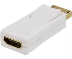 Adapteris DELTACO DisplayPort / HDMI, baltas / DP-HDMI31